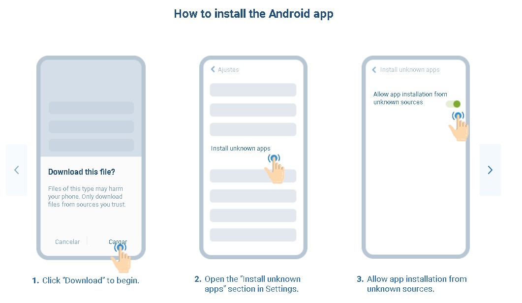 1xBet how to install Android app