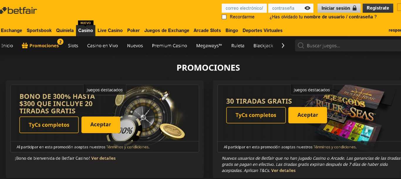 Betfair promo code casino