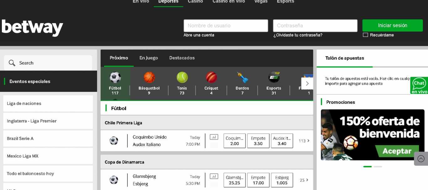 Betway sports